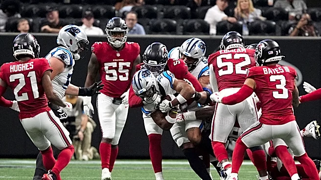 Falcons defense defying losses up front through three games