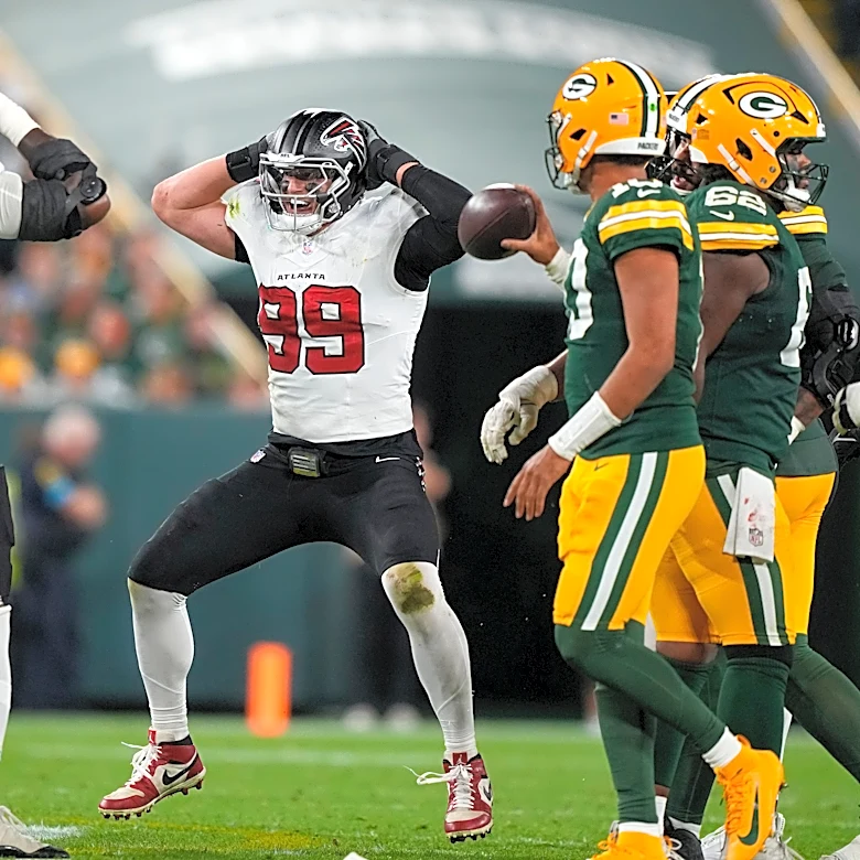 Falcons DE fined by NFL for unnecessary roughness vs. Packers