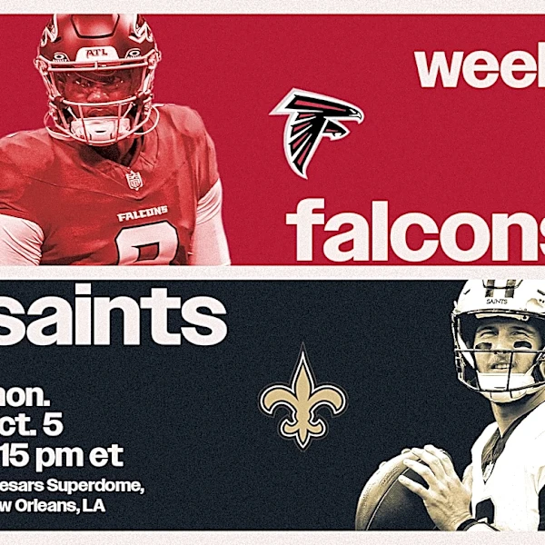 Falcons vs. Saints live updates: Start time, TV channel, inactives