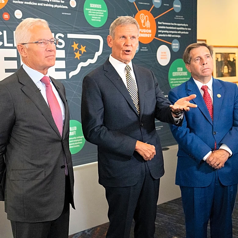 In Knoxville, Gov. Lee touts TN nuclear growth as waste site worries linger