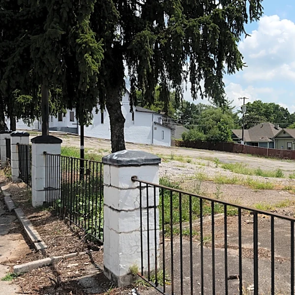 What's that lot where buildings used to be on Broadway near St. James?