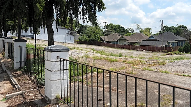 What's that lot where buildings used to be on Broadway near St. James?