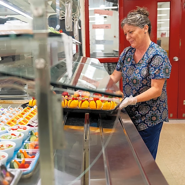 Faith guides Halls cafeteria manager's life serving kids: 'Just love them'
