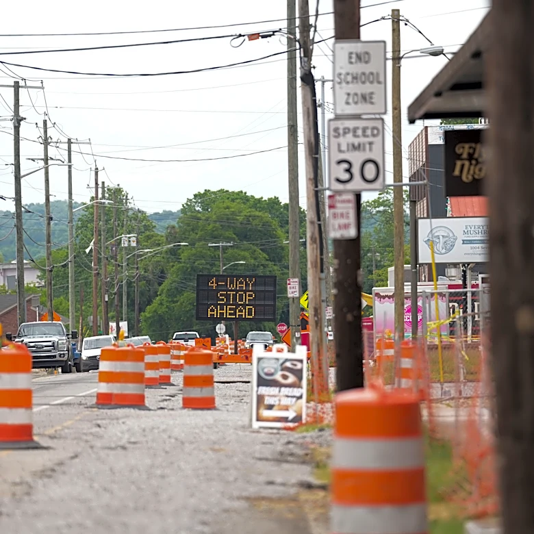 Traffic pattern shifting as Sevier Avenue street work faces another delay