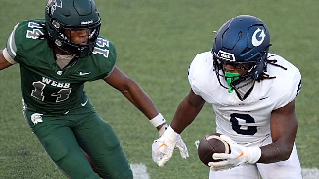 How Grace Christian football's Terrion Thomas called his own TD in Webb win