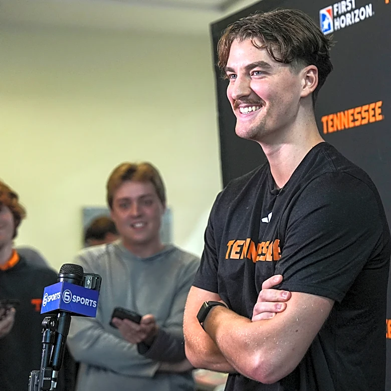 How Tennessee basketball's Tyler Lundblade is progressing after back surgery