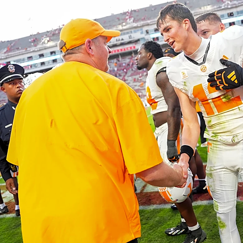 Which Tennessee football quarterback starts vs Alabama? What Josh Heupel said