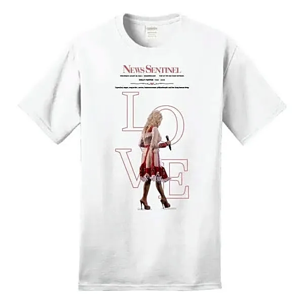Show your LOVE for Dolly with our shirt that gives back