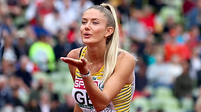 German Olympic track and field star Alica Schmidt in images