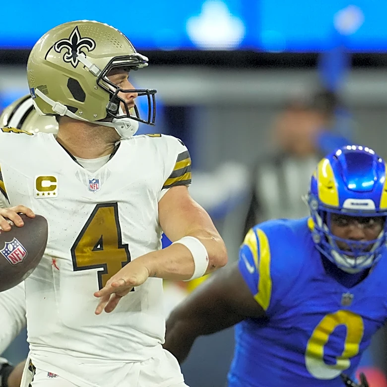 Case Keenum last played in 2023, who started the last time he played?