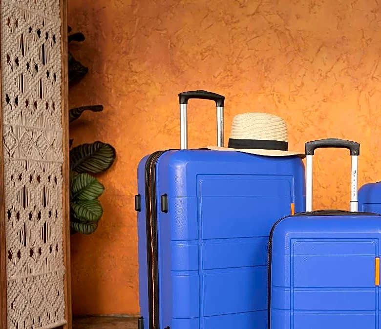 Full-sized luggage sets are a convenient family travel hack