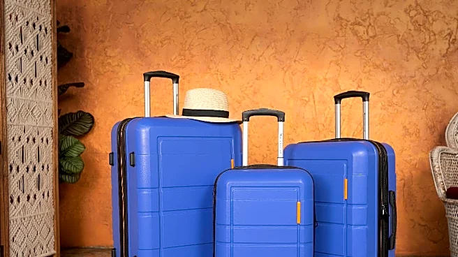 Full-sized luggage sets are a convenient family travel hack