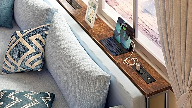 Amazon is selling a sofa table with a built-in charging station for $55 ahead of Prime Day
