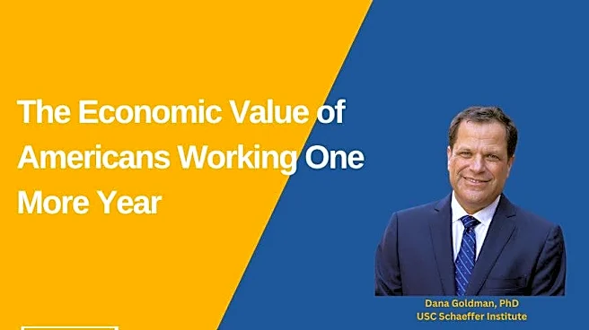 The Economic Value of Americans Working One More Year