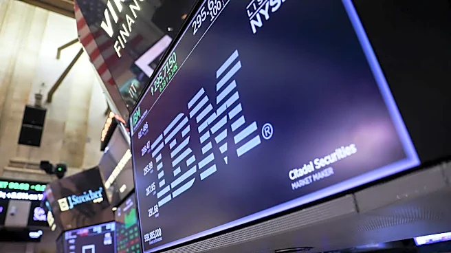 IBM warning sends software and consulting stock prices reeling