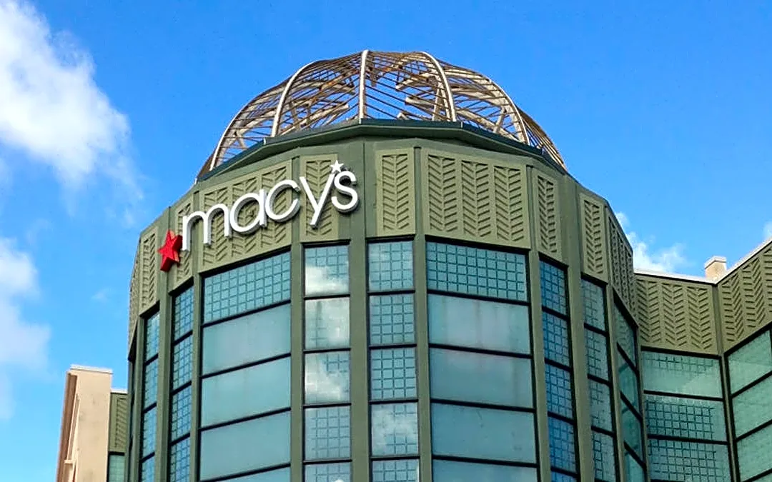 Macy's $400 pear-shaped moissanite earrings are 75% off