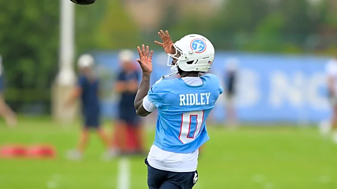 Tennessee Titans' Calvin Ridley has taken Carnell Tate under his wing