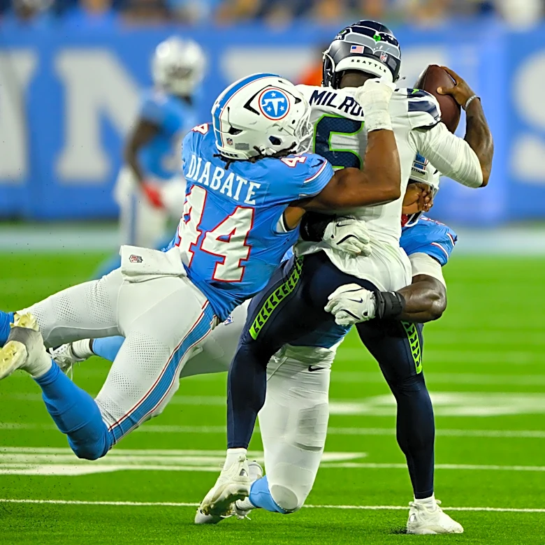 How many roster spots are actually up for grabs for Titans?