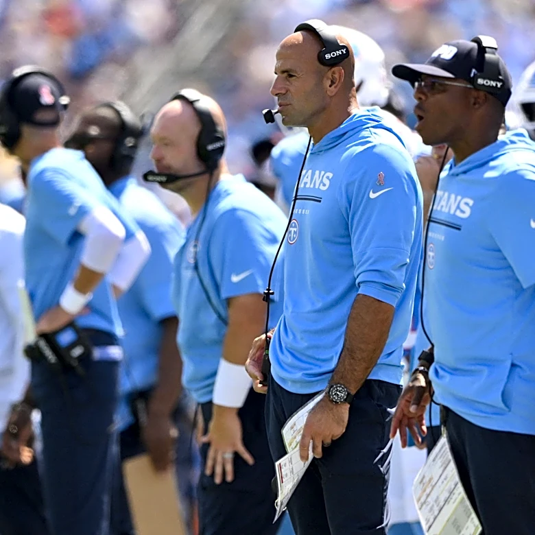 Titans' Robert Saleh defends Cam Ward's struggles