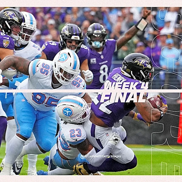 Titans fail to capitalize on opportunities and Fall 25-18 to Ravens