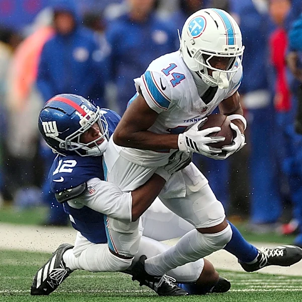 Tennessee Titans injury report: Carnell Tate, Gunnar Helm limited