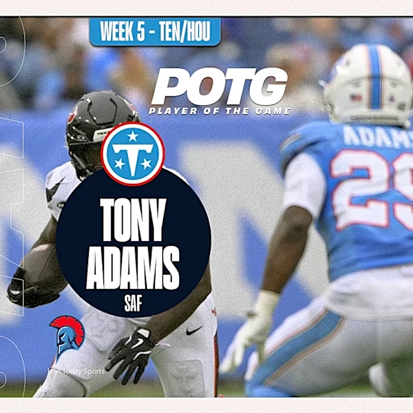 Tennessee Titans vs. Houston Texans Player of the Game: S Tony Adams