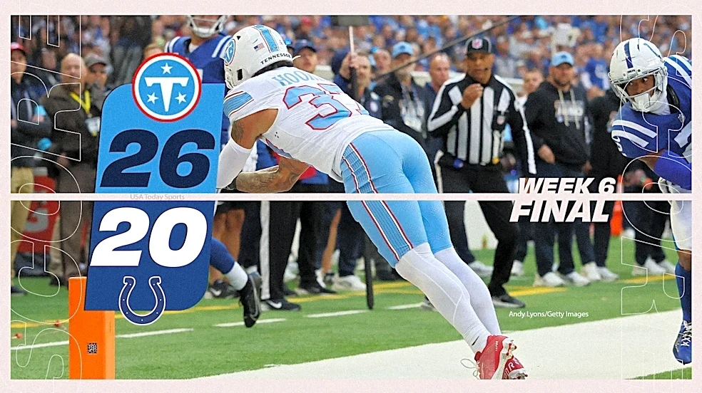 Titans do just enough, pull out nail-biting 26-20 win over Colts