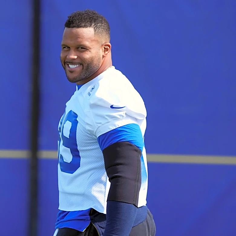 There is one downside to Aaron Donald's return to the Los Angeles Rams