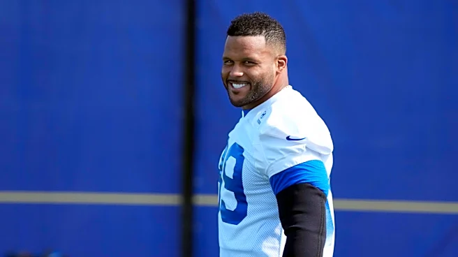 There is one downside to Aaron Donald's return to the Los Angeles Rams