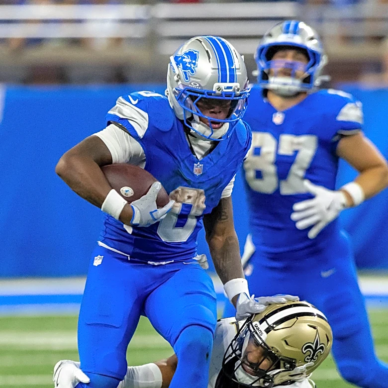 Bills vs. Lions: Jahmyr Gibbs and Sunday-Thursday RB fantasy declines