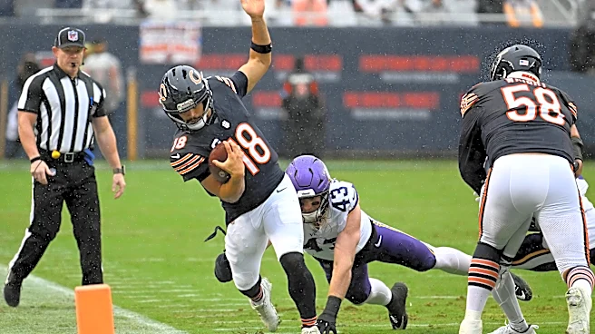 Bears say Caleb Williams injured hamstring in loss to Vikings