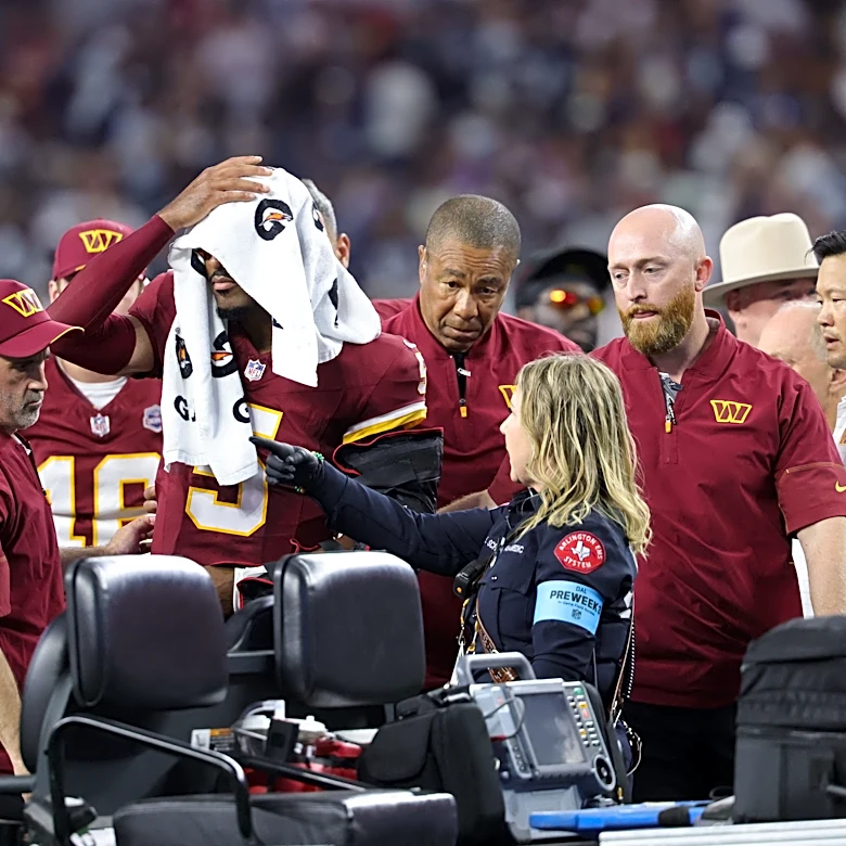 Jayden Daniels avoids IR but faces time on sidelines