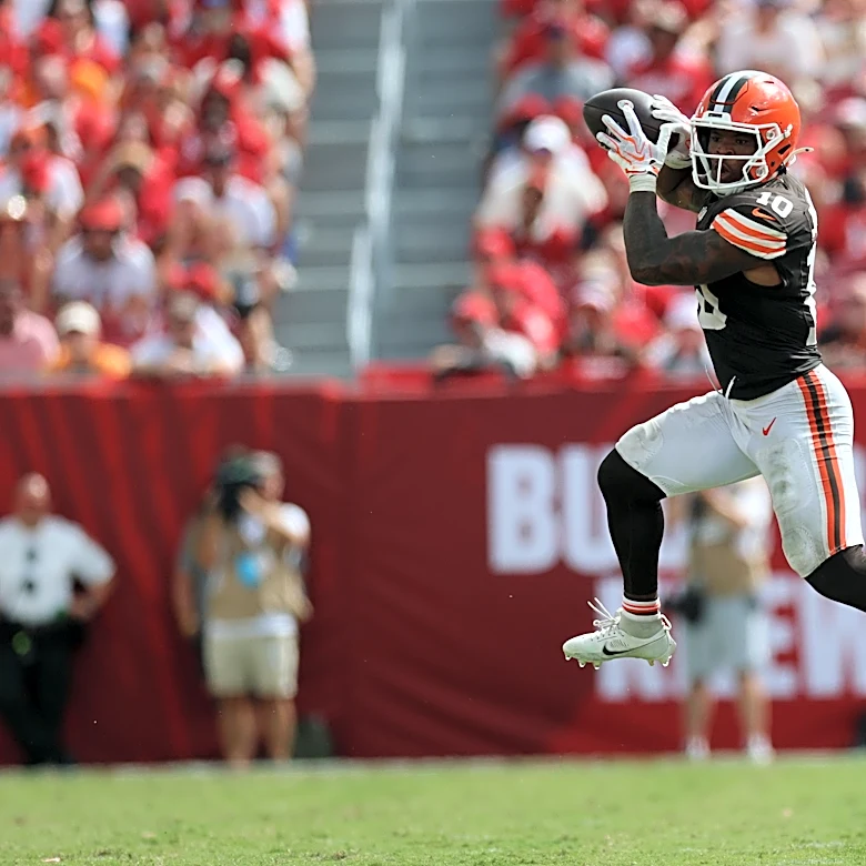 WATCH: Quinshon Judkins scores first TD of season to give Browns lead