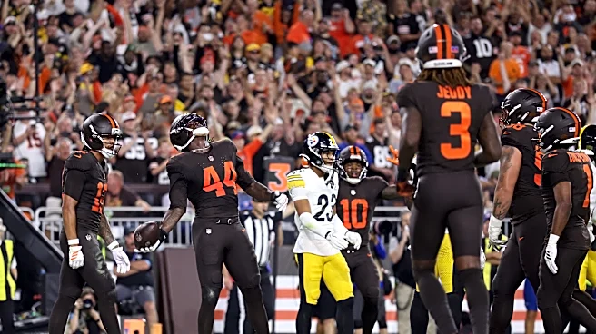WATCH: TE Harold Fannin Jr gives Cleveland 14-point lead before half