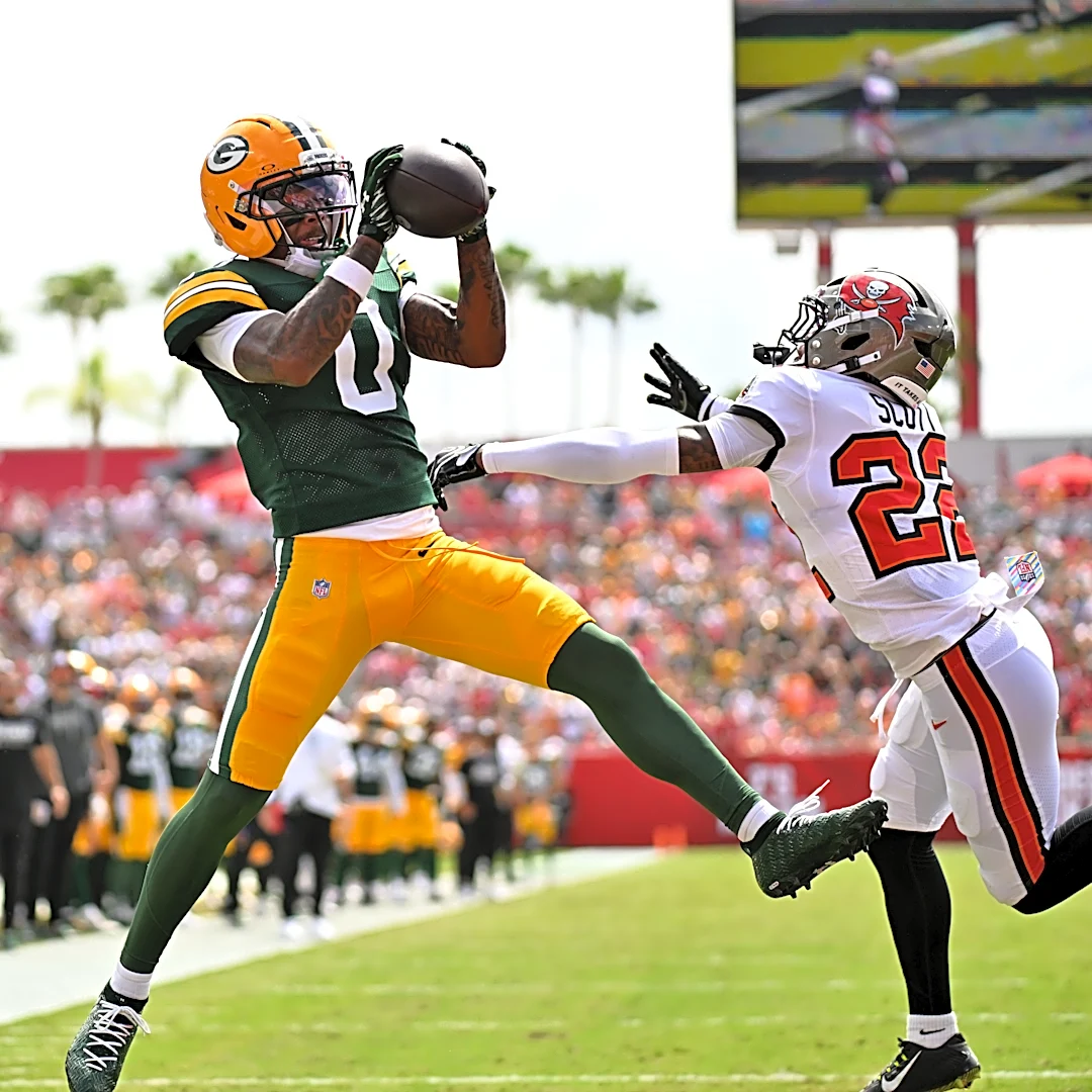 WATCH: Packers on the board first with Matthew Golden TD on SNF