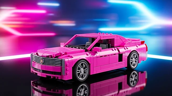 Terry Crews Drives Top Finishers in Pink Lego Cadillac at Las Vegas GP