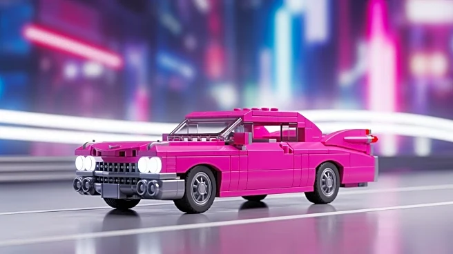 Terry Crews Drives F1 Podium Finishers in Pink Lego Cadillac at Las Vegas GP