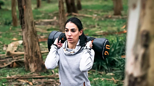 Vogue Williams Maintains Fitness Routine in Jungle Setting