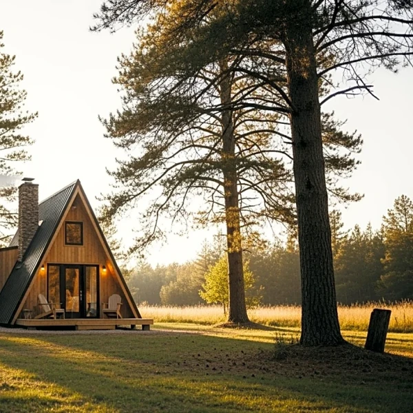 A-Frame Cabin in Upstate New York Becomes Viral Airbnb Success, Generating Significant Revenue
