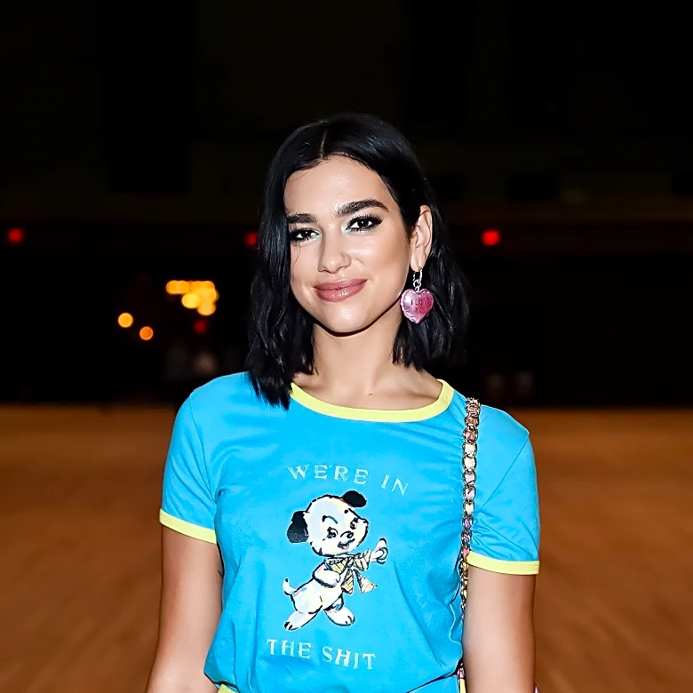 Dua Lipa Embraces Logomania in Gucci Ensemble at New York Event