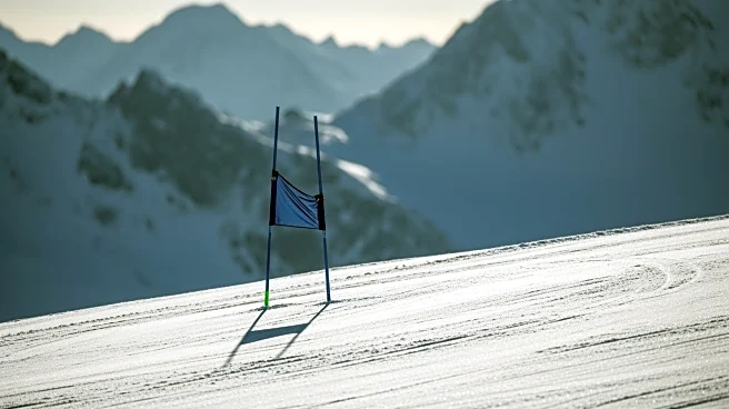Swiss Skier Loic Meillard Leads in World Cup Slalom at Val d'Isere