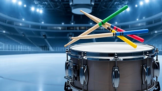 Ernie Clement Energizes Buffalo Sabres Fans with Pregame Drum Performance