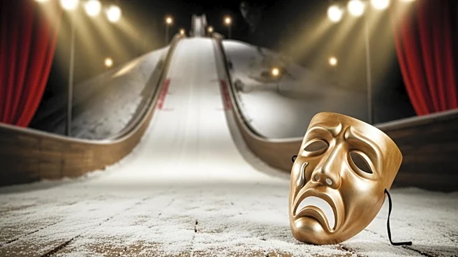 Eddie the Eagle Transitions from Ski Jumping to Acting in Pantomime