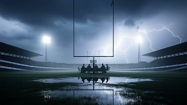 Rams-Panthers NFL Playoff Game Faces Potential Thunderstorm Delays