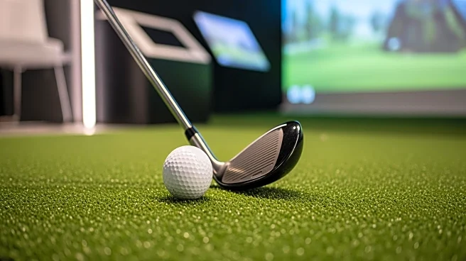 Bella Kunde Showcases Golf Skills at Vacaville Simulator