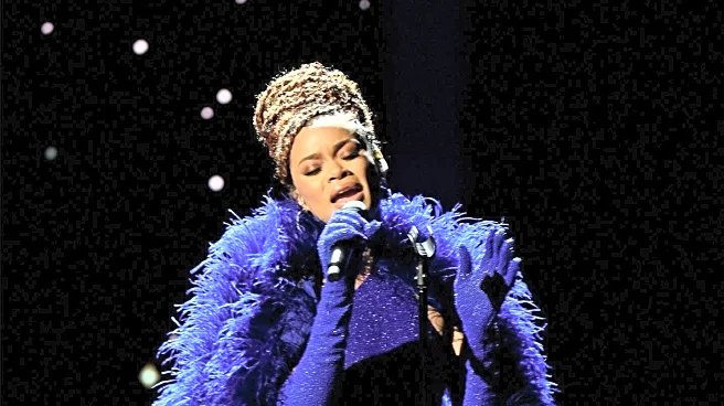 Andra Day Performs at Giorgio Armani Event in Los Angeles, Showcasing New Luminous Silk Foundation