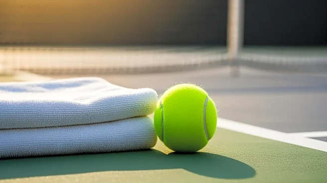 Zeynep Sonmez Aids Ball Girl During Australian Open Match