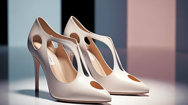 Demi Moore Showcases Schiaparelli Keyhole Pumps at Paris Fashion Week