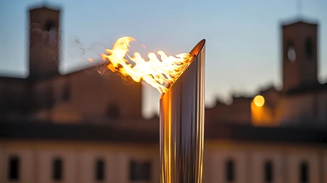 Hudson Williams and Connor Storrie Participate in Olympic Torch Relay in Italy