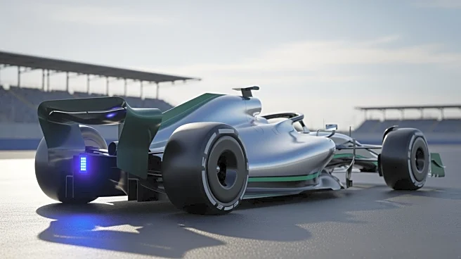 Aston Martin's New F1 Car Debuts with Unusual Blue Warning Light at Barcelona Test